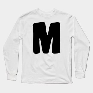 Letter M Long Sleeve T-Shirt